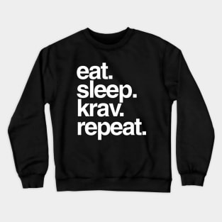 Eat Sleep Krav Repeat Crewneck Sweatshirt